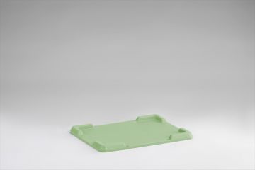 Couvercle caisse gerbable emboitable 40x30 cm VERT
