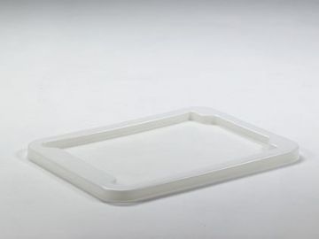 Couvercle pour bac gerbable emboitable alimentaire 800x600 mm BLANC