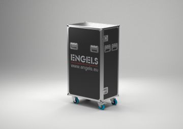 Flightcase mobile verrouillable pour petites pièces - Solution de stockage sécurisée et efficace
