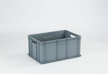 Bac plastique gerbable Classic 600x400x260 mm 52 lt gris