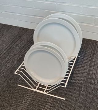 Porte assiettes pour bac 400x300 mm pour 16 assiettes