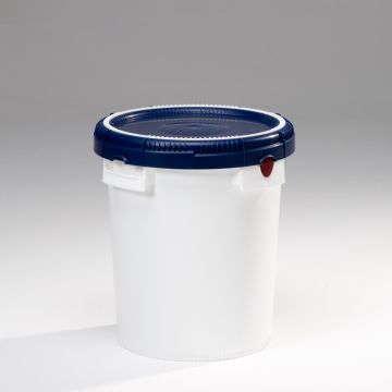 Pôt plastique emboitable 20 lt ouverture avec couvercle