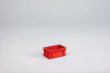 Bac gerbable 300x200x120 mm 5L PP alimentaire ROUGE