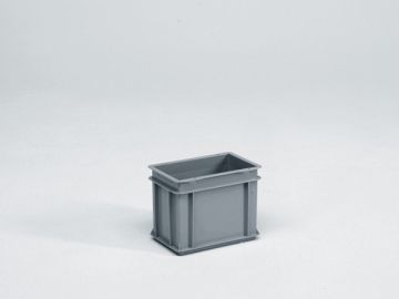 Bac gerbable 300x200x220 mm 9L PP alimentaire GRIS