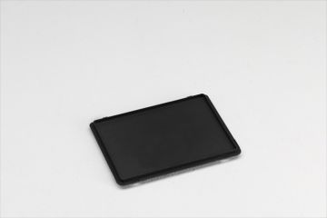 Couvercle bac ESD en plastique conducteur 400x300 mm à charnières