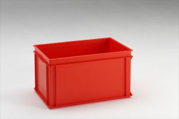 Bac gerbable norme Europe alimentaire 600x400x325 mm 60L Normbox ROUGE