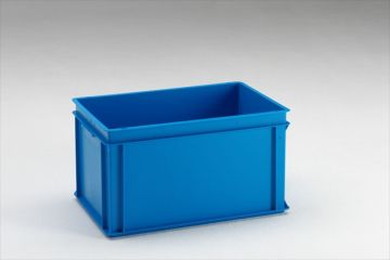 Bac gerbable norme Europe alimentaire 600x400x325 mm 60L Normbox BLEU