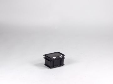 Petit bac ESD gerbable avec couvercle 200x150x135 mm