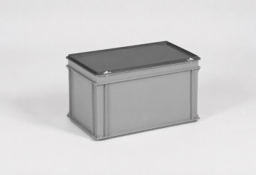 Kunststof kist 60 liter, met afsluitbaar deksel