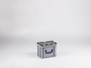 Mallette de transport plastique 300x200x235 mm 9L GRIS