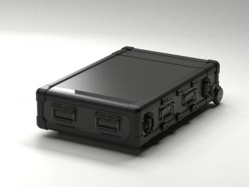 Flight case 4U Rack-Case, 19", 574x779x305 mm, cadre standard