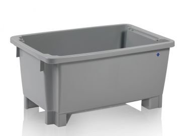 Bac alimentaire grand volume 300 litres120x80x58 cm GRIS