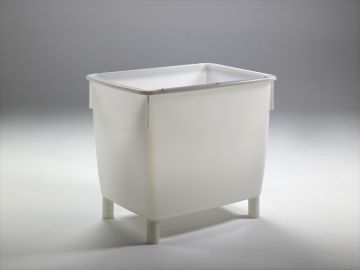 Bac alimentaire grand volume plastique 400L 950x730x830 mm BLANC