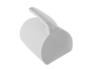 Grande pelle à main plastique alimentaire 2 litres BLANC