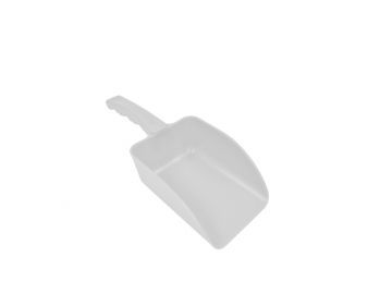 Petite pelle doseuse alimentaire plastique 0,25 litres BLANC