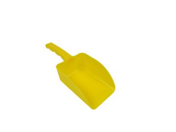 Petite pelle doseuse alimentaire plastique 0,25 litres JAUNE