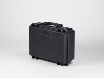Valise plastique étanche avec mousse, 446x366x176 mm, noir