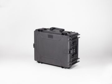 Valise étanche antichoc militaire avec mousse 53L 594x473xh270 mm NOIR