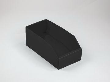 Bac à bec polypropylène alvéolaire 380x180x155 mm NOIR 25 pièces