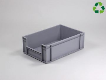 Bac plastique ouverture frontale 600x400x200 mm 36L Storebin