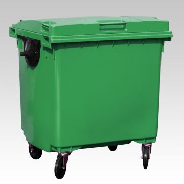 Poubelle 1000 litres avec tourillons VERT