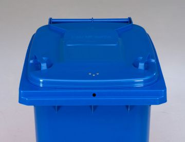 Conteneur poubelle 120 litres avec serrure triangulaire