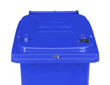 Conteneur poubelle 120 litres avec serrure automatique