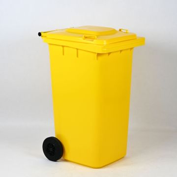 Conteneurs à déchets jaunes 240 litres
