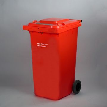 Conteneur déchets industriels dangereux DID 240 litres ROUGE