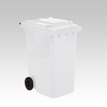 Conteneur à déchets 360 litres blanc