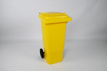 Conteneur poubelle 80 litres JAUNE