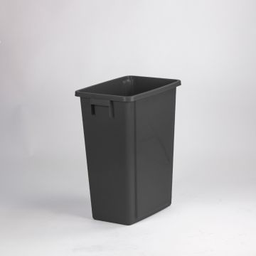 Poubelle tri sélectif 60L 46x32x58 cm sans couvercle NOIRE