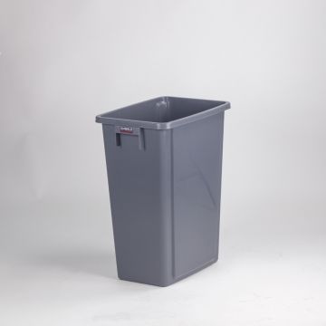 Poubelle tri sélectif collective entreprise 60L 460x320x580 mm GRISE
