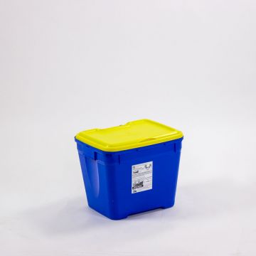 Fût DASRI 30 litres BLEU / JAUNE