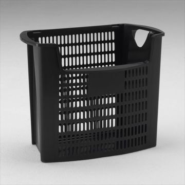 Panier tri sélectif empilable 30L ajouré ouverture frontale NOIR