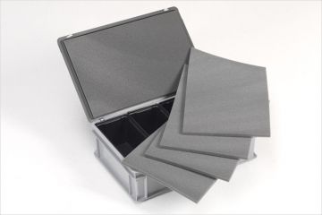 Kit mousse prédécoupée pour valise ép. 5 mm norme Europe 400x300 mm