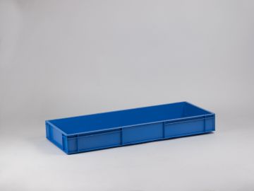 Bac plastique long 1000x400x120 mm 34L BLEU