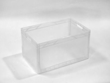 Bac plastique transparent 600x400x320 mm 60L