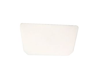 Grand racloir pâtisserie 230x118 mm BLANC