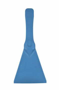 Grattoir plastique alimentaire grand flexi 100x250 mm, bleu