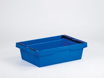 Caisse emboîtable à barres de gerbage 600x400x173 mm 29 litres