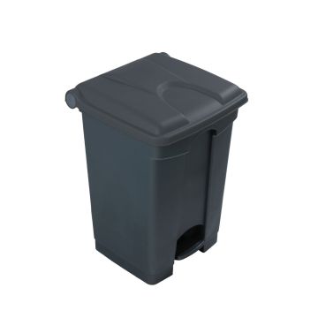 Poubelle à pédale cuisine professionnelle 45 litres GRISE
