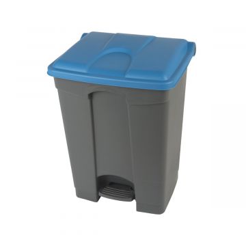 Poubelle à pédale cuisine professionnelle 70 litres BLEUE