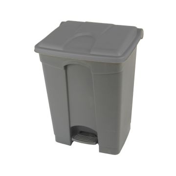 Poubelle à pédale cuisine professionnelle 70 litres GRISE