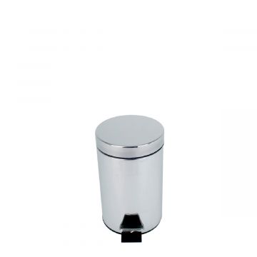 Petite poubelle salle de bain inox 3 litres