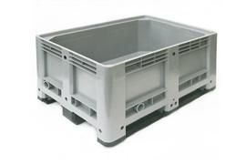 Caisse palette 1200 x 800 x 600 mm sur 3 patins