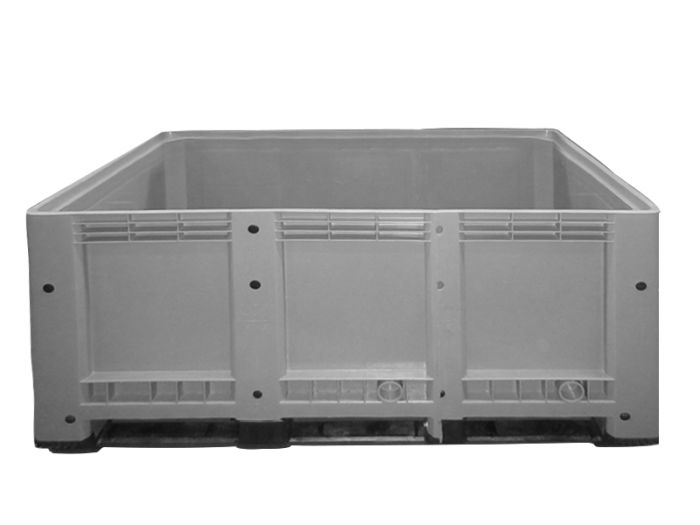 Palox plastique grande taille 168x100x78 cm 910L GRIS