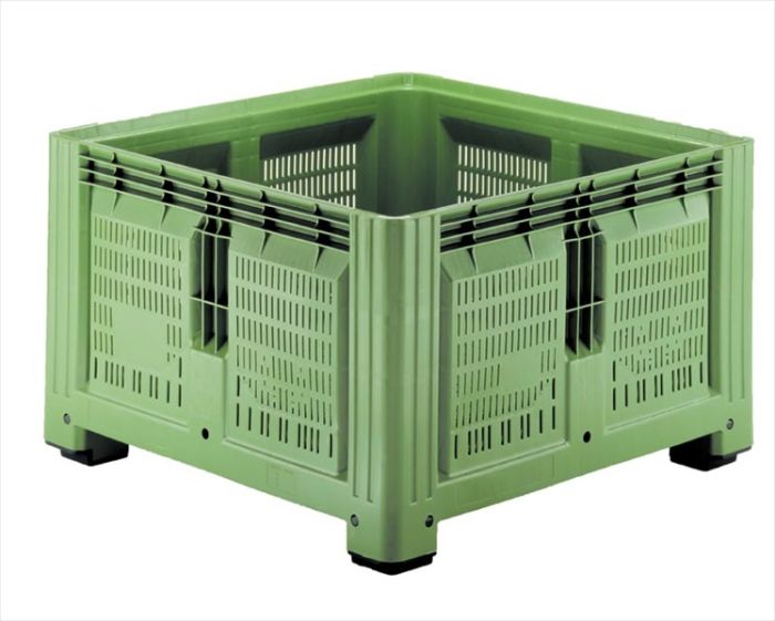 Caisse palette 780Ltr 4 pieds vert