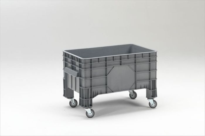 Bac sur roulettes industriel 220 litres 104x64x67 cm