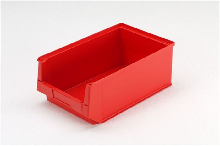 Bac à bec plastique SILAFIX taille 2, 500x310x200 mm 24,6 lt rouge